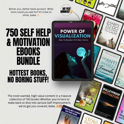 Self Improvement Bundle/750 Digital Books ( Ebooks/ PDFs)