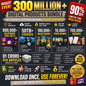 300 Million Massive digital products bundle