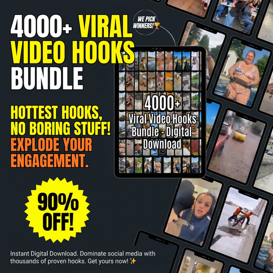 4,000+ Viral Video Hooks Bundle