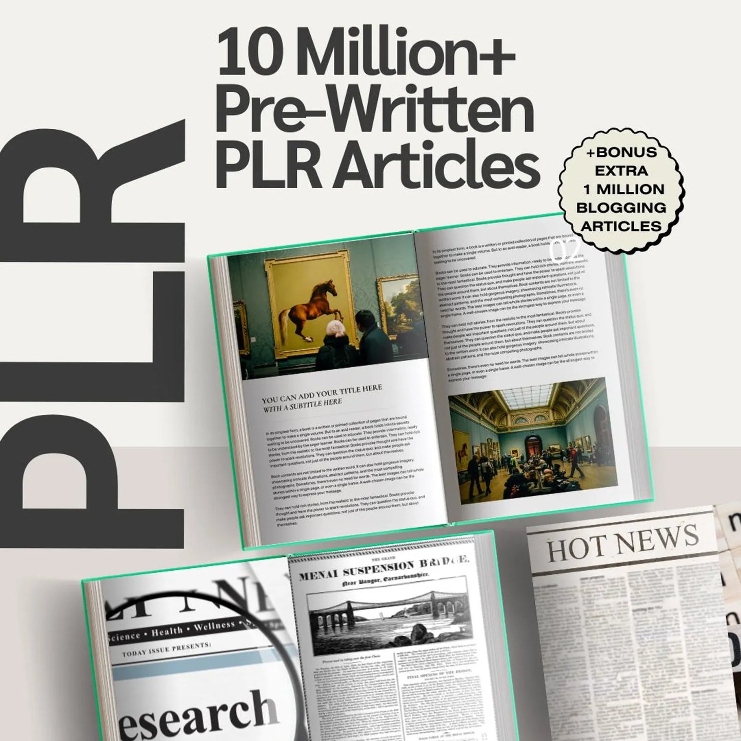 10,000,000+ Pre-Written PLR Articles – Ultimate Content Vault