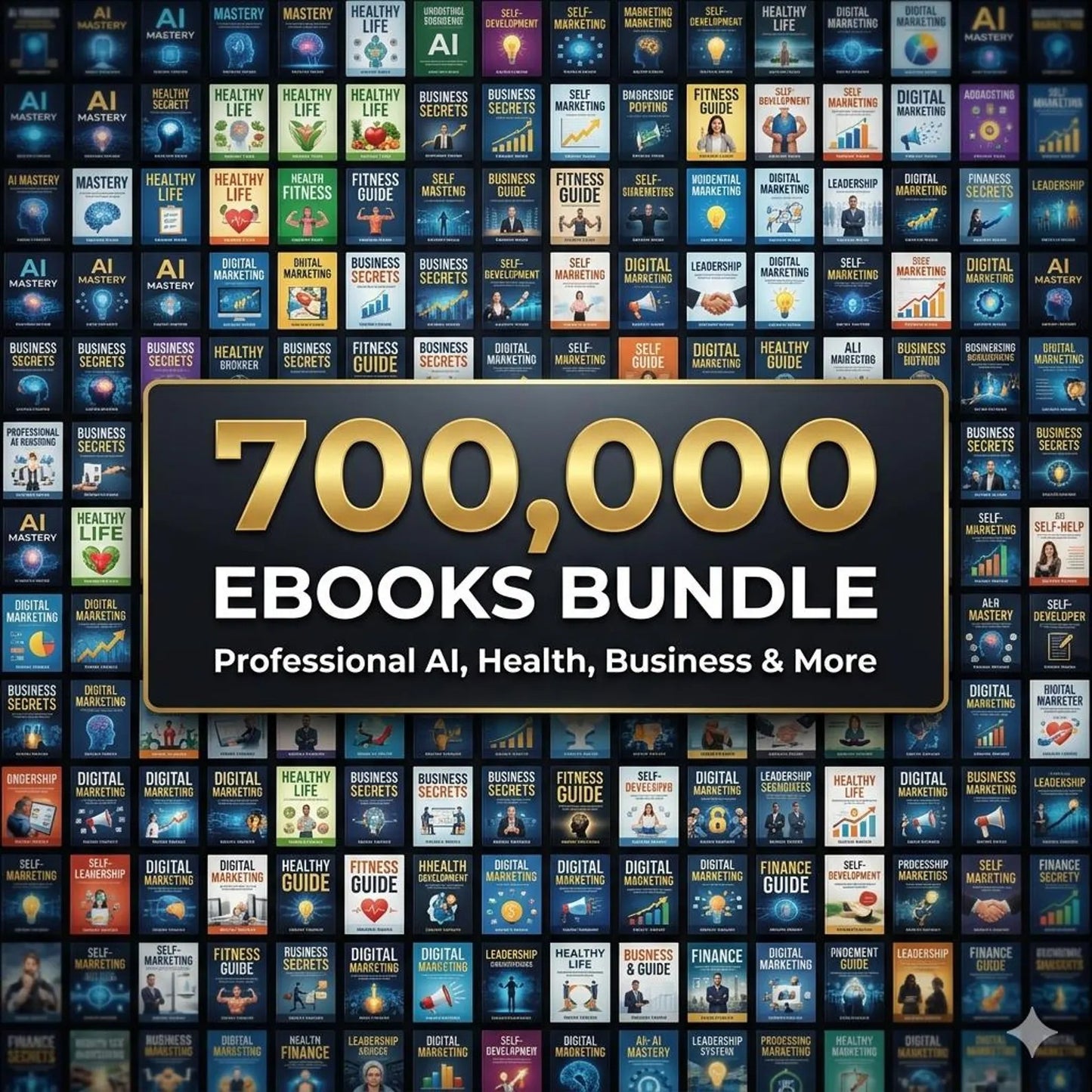 700000 eBook Bundle Mega | Self Help, Business, Fiction & eBooks, Instant Download, PLR Included