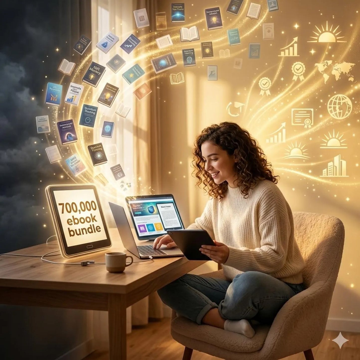 700000 eBook Bundle Mega | Self Help, Business, Fiction & eBooks, Instant Download, PLR Included