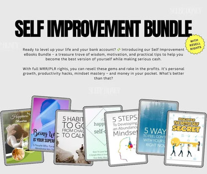 Self Improvement Bundle/750 Digital Books ( Ebooks/ PDFs)